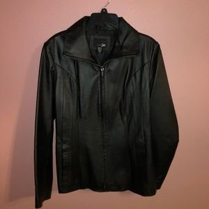Women's Black Leather Jacket